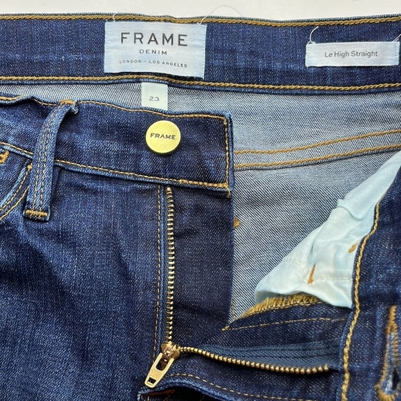 Frame Denim Le High Straight Crop Size 23 - Picture 16 of 16